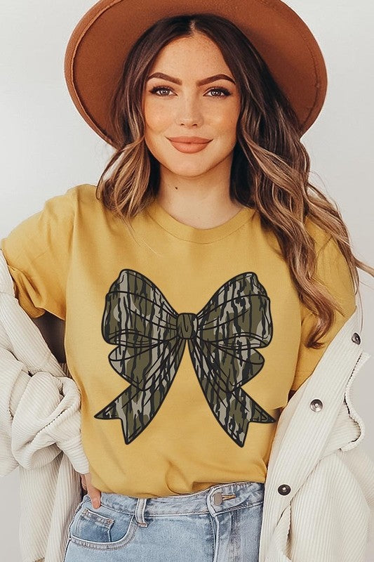 Camo Bow Graphic Tee